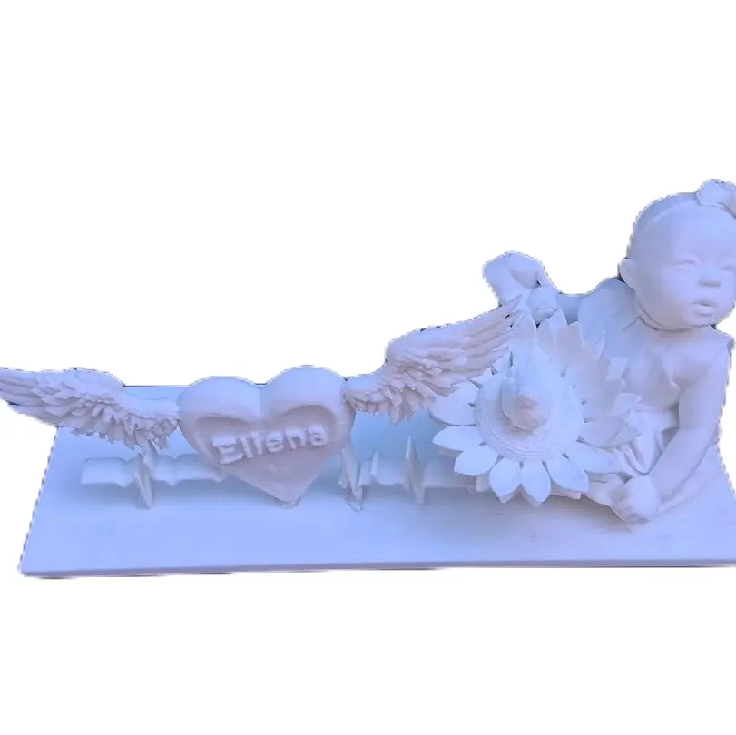 Customizable Memorial Keepsake | 3D Printed Remembrance Tribute | Custom Loved One & Angel Baby Keepsake