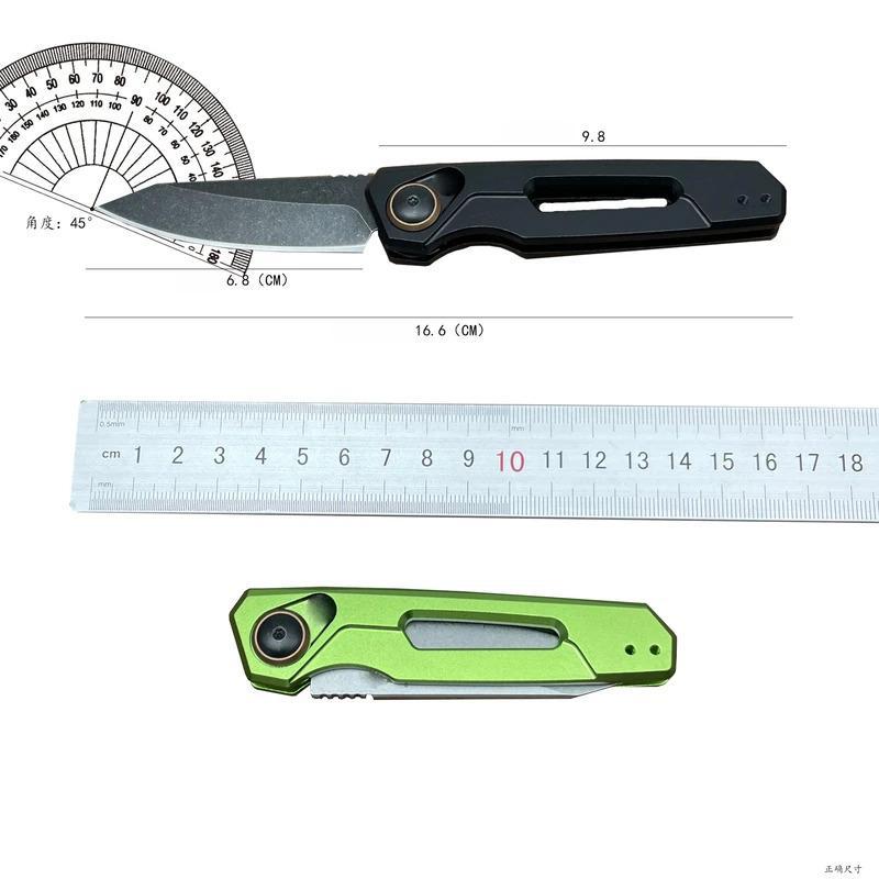 7550KS Folding Pocket Knife – Sharp Stainless Steel Blade, Lightweight & Portable EDC Tool with Non-Slip Handle, Ideal for Camping, Everyday Tasks, Outdoor Cutting & Fruit Prep