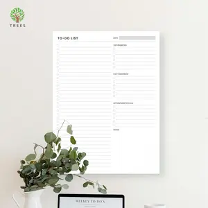 Daily To Do List Notebook, 1 Count Daily Planner Notebook, Simple Cover Design Memo Notebook, Suitable for School, Work, and Household