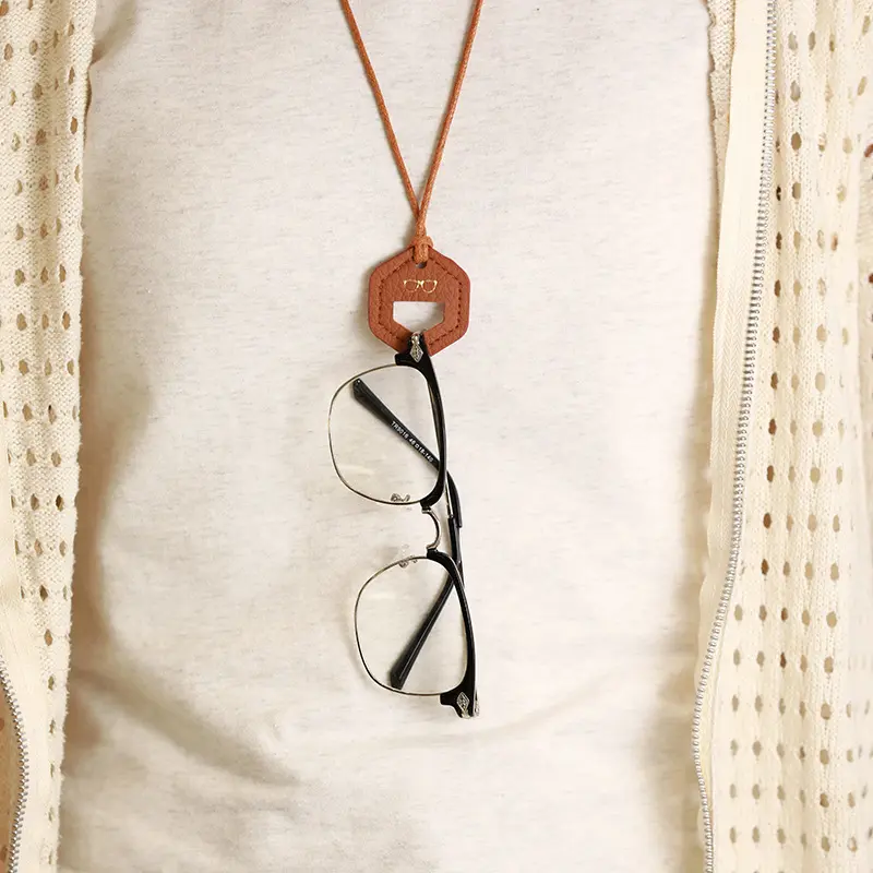 Unisex All-Seasons Casual Plain Eyeglass Holder Necklace - Simple, Portable Halter Glasses Lanyard for Glasses Wearers