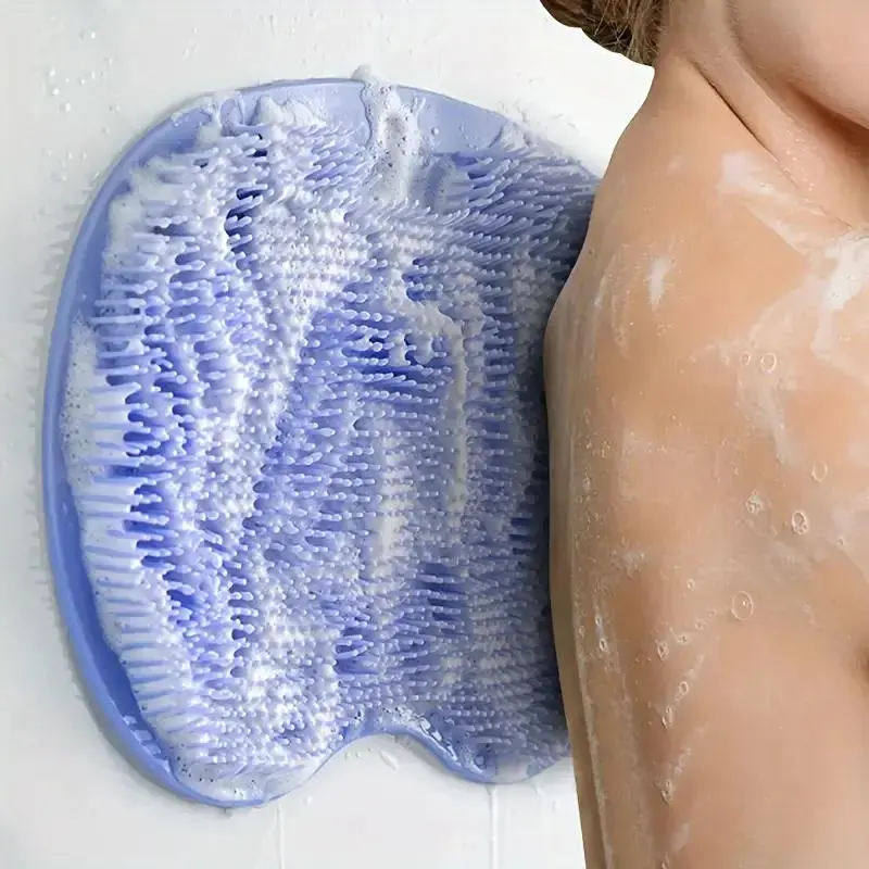 Shower Foot Massager, 1 Count Non-slip Foot Scrubber, Foot Scrubber Pad, Bath Foot Massage Pad, Bathroom Foot Care Tool, Body Care Tool, Exfoliating Tool, Shower Power Scrubber, Bath Accessories, Bathroom Supplies