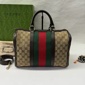 Pre-owned GUCCI Canvas Shoulder Bags 7.8'' R2589 Shoulder Bag C18678229079 0320 T3 Mia