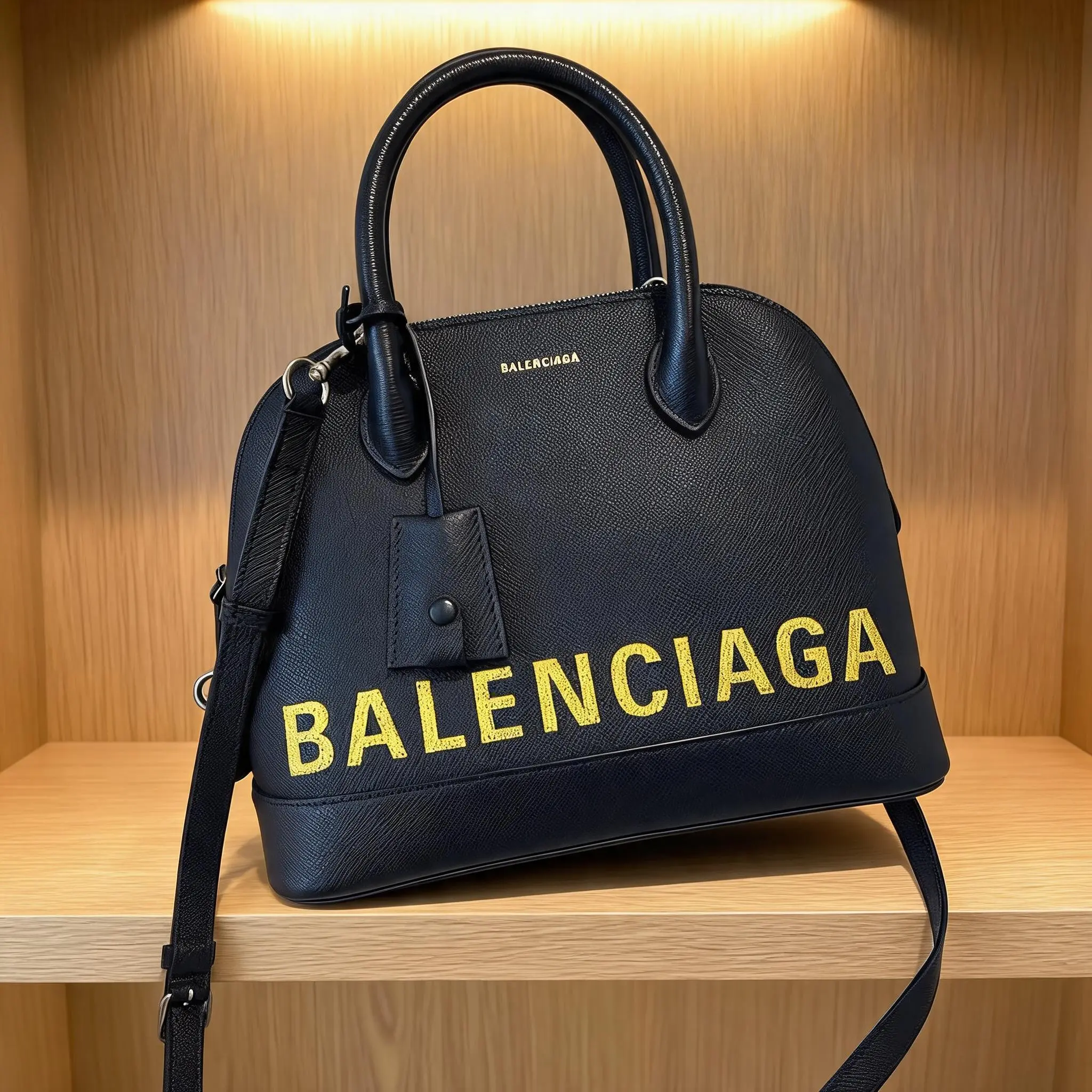Pre-owned Balenciaga Leather Shoulder Bag C0723084118