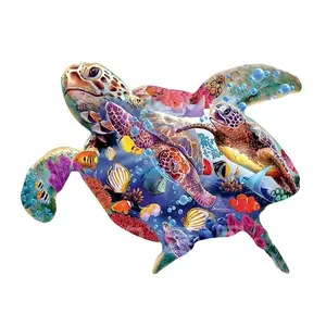 New Animal Insect & Flower Wooden Jigsaw Puzzle, , High Difficulty Challenge, Ideal for Company Gatherings, Family Gatherings and Fun Activities