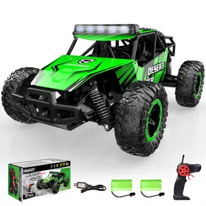 RACENT Remote Control Cars for Boys 1:16 20kph RC Truck Off-Road Monster Truck Toy for Kids & Adults with 2 Rechargeable Battey