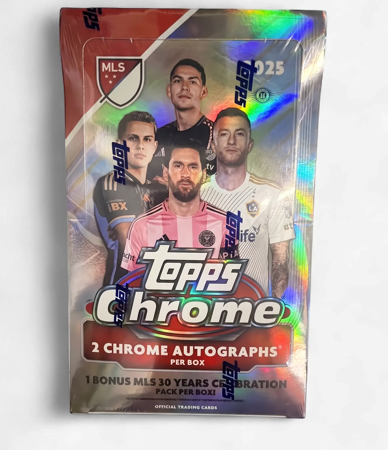 Tops Chrome 2025 Soccer MLS Hobby Box