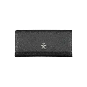 Tommy Hilfiger Black Polyurethane Wallet