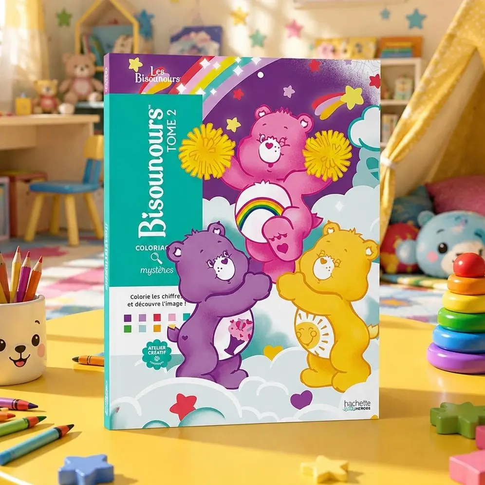 Care Bears Coloring Book Vol. 2 – Mystery Color-by-Number Activity Book for Kids & Adults