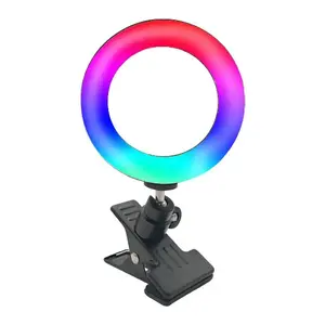 Selfie Ring Light 4.5-Inch Photography Light Portable Selfie Phone Light Rotatable Photography Selfie Light With Phone Flash Cellphone Smartphone lights