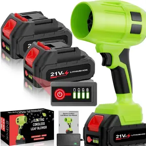 SeptSun Cordless Leaf Blower Violent TurboFan,BrushlessPure Copper Motor Jet Fan With Battery,CordlessTurbo Super Power Air Duster, Handheld PowerfulDryer for Car,Car Drying after Wash, SnowRemoval Portable Handle