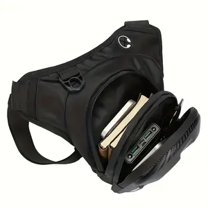 Men's Waterproof Motorcycle Riding Backpack, Chest Waist Leg Bag, Outdoor Sports Travel Accessories, Latest Design for Bikers, Waterproof Belt Bag, Waterproof Fanny Packs