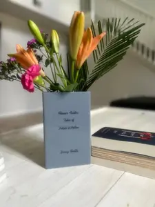 Acrylic Book Shaped Flower Vase