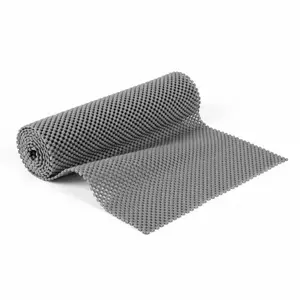 Cabinet Liner 11.81 x 78.74 inch Shelf Liners for Kitchen Cabinets Non-Adhesive Drawer Liner Plastic Shelf Cover Non Slip Protect Desks for Cupboard Shelving Kitchenware Dresser Tableware(Gray, Black, Beige)