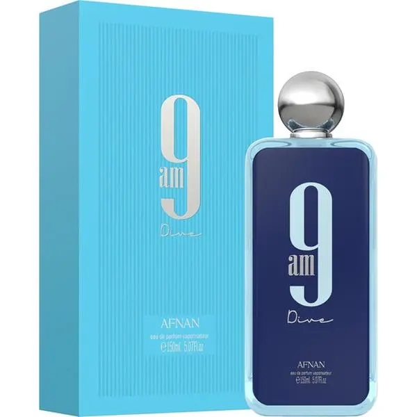 AFNAN 9 AM Dive 5oz EDP Spray for UNISEX - Premium Fragrance with Long-Lasting Notes, Unisex Perfume, 5 oz EDP Spray, Ideal for Everyday Use