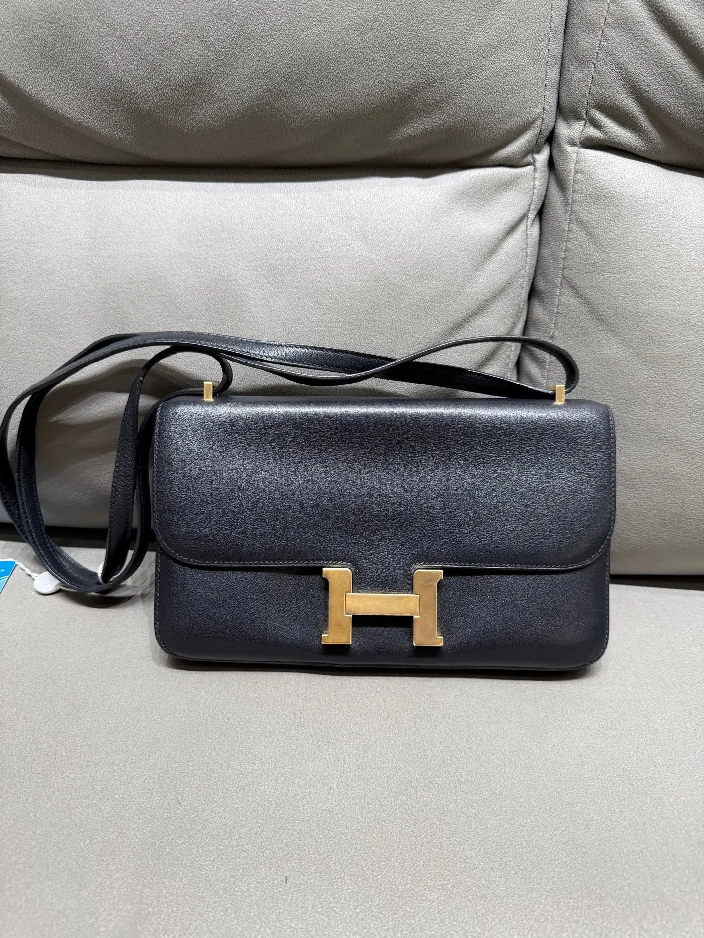 Pre-owned HERMÈS Epsom Constance 1 Elan Black