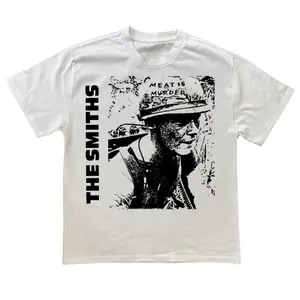The smiths meat is murder promo white t-shirt, vintage graphic Shirt, retro y2k outfits TShirt