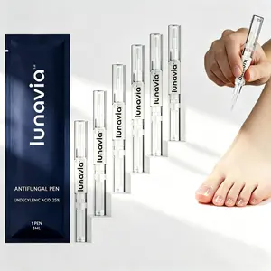 Lunavia Antifungal Pen UNDECYLENIC ACID 25% for Athlete's Foot Jock Itch & Ringworm Treatment 3ML Toe Polish Vecnythra Solution