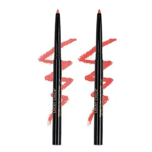Vegan Long-Lasting Lip Liner Set with Vitamin E & Rose Oil – Creamy, Hydrating Lip Pencil for soft Matte Finish, Non-Drying Formula with Smooth Glide & High-Pigment Precision for Lip Contour