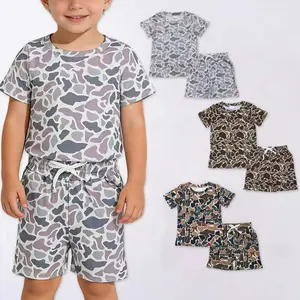 Toddler Camo Short Sleeve Boy Set