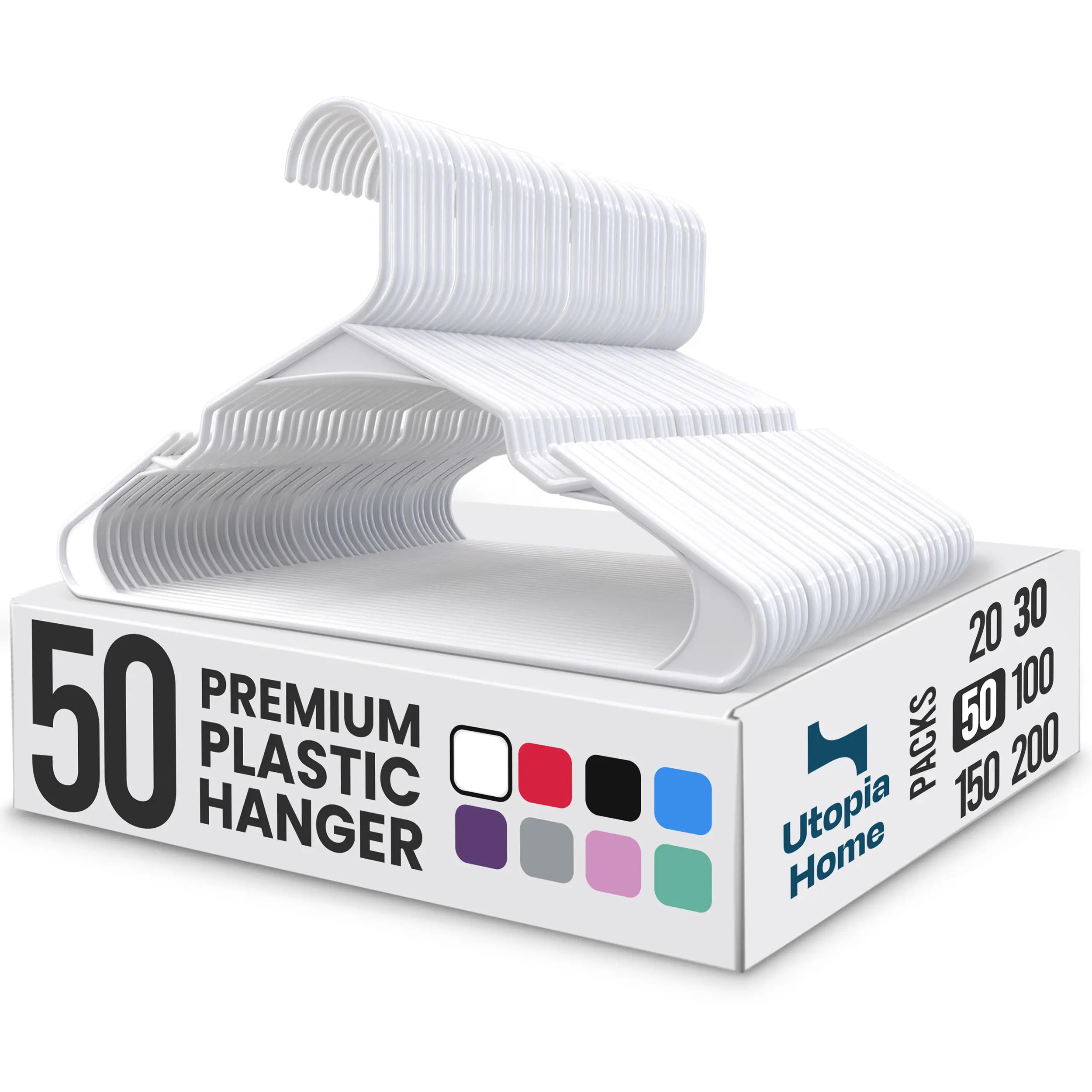 White Pack of 50