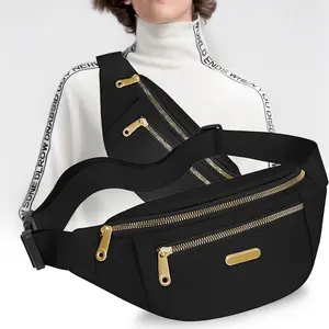 Fanny Pack, New Summer Outfits 2026 All-match Large Capacity Crossbody Bag, Unique Bags,Casual Solid Color Designer Chest Bag for Daily Use, Fashionable Large Capacity Sling Bag