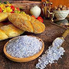 Ancient Blue Salt – Rare Mineral Treasure | High Potassium, Low Sodium, Pure & Unprocessed | Gourmet-Grade by Richure 100g (3.52 oz)