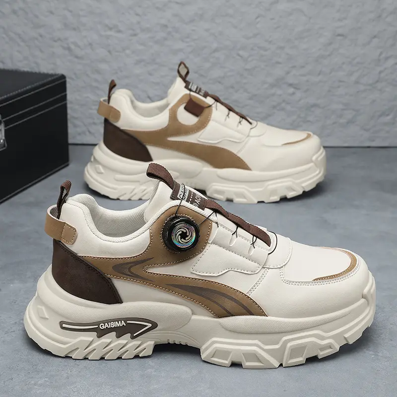 Men's Casual Trainers Lightweight Breathable Skate Shoes Comfortable Walking Sneakers All Seasons Fashion Sports Footwear