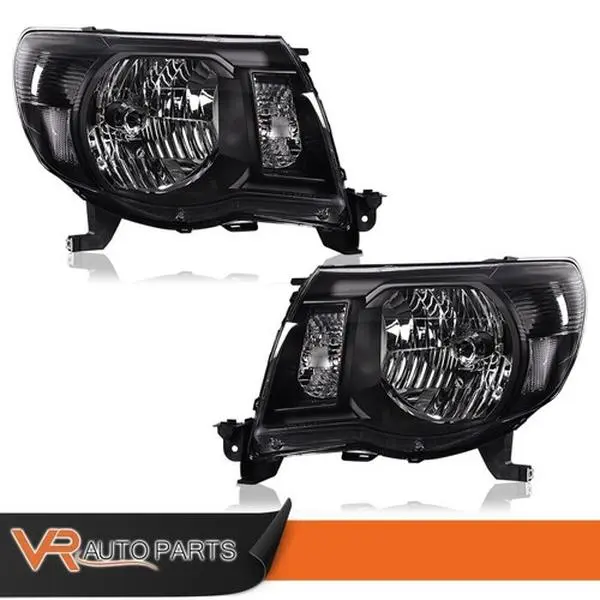 Left & Right Clear Headlights Lamps Fit For 2005-2011 Toyota Tacoma Pickup