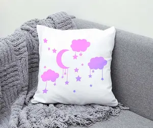 Moon, Clouds, and Stars Stencil - Art and Wall Stencil