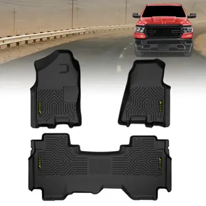 Floor Mats Fits For Dodge Ram 2019-24 1500 Crew Cab (NOT Classic Models) w/o Storage