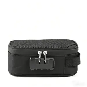 Large Capacity Data Cable Storage Bag, 1 Count Waterproof Travel Bag Organizer Electronic Device Storage Bag, Shockproof Portable Storage Bag with Compartment