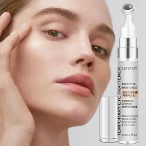 15ml Temporary eye firming cream, caffeine + retinol + hyaluronic acid, instantly firming, lifting and smoothing. 360-degree roller massage head, soothing the skin and improving the skin around the eyes. Suitable for both men and women