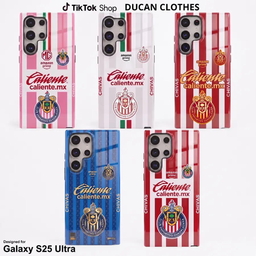 Chivas Phone Case 26-27 Jersey Style Phone Cover, Soccer Fan Case, Shockproof Slim Protective Case for SSg galaxy S