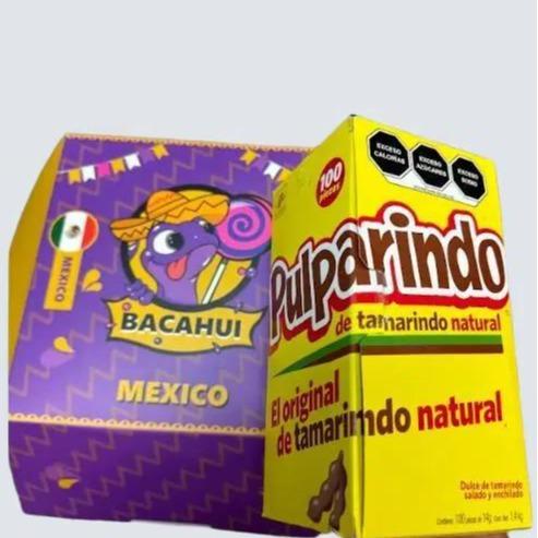 Pulparindo Tamarind Mexican Candy - Box of 100 Pieces (14g Each)