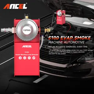 ANCEL S100 Smoke Machine Automotive, Evap Vacuum Smoke Diagnostic Tester, Smoke Machine for Cars, Trucks, Motorcycle, ATV, Boats, Snowmobiles