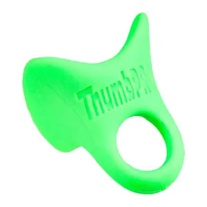 Line Drive Lime ThumbPRO Safety Thumb Guard - Anatomical Design, Ergonomic for Left and Right Hitters, Lightweight Polymer for Comfort and Protection Batting Practice Sports Equipment Swing