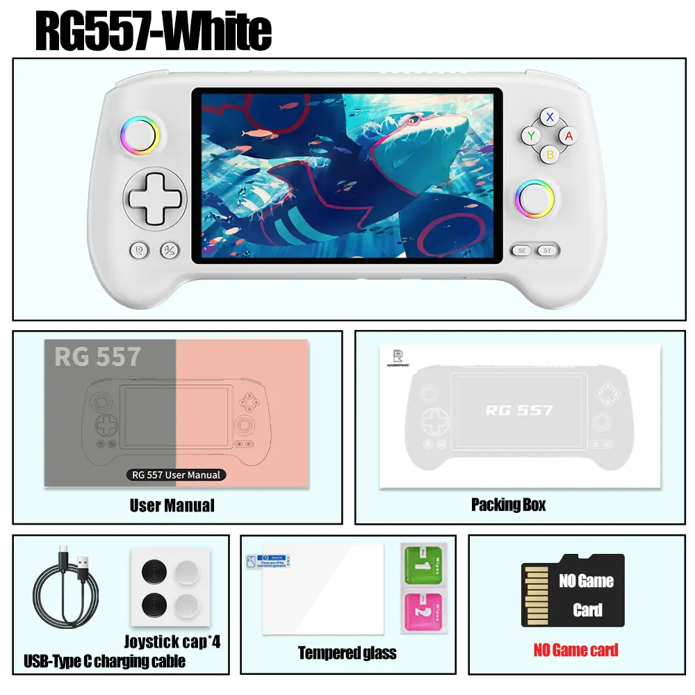 RG557-White(NO Game Card)