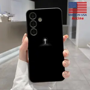 Phone Case Compatible with Galaxy S24 Plus S25 S23 S22 Ultra S22+ Radiant Cross Pattern Full Body Protection Ultra Slim Bumper Cover Gift for Boy