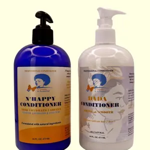 N'Happy Conditioner and Dada Condi  for adult and kids . 6 kids and 6 nhappy - Professional Formula with Natural Ingredients for Tone Hydrate & Soften