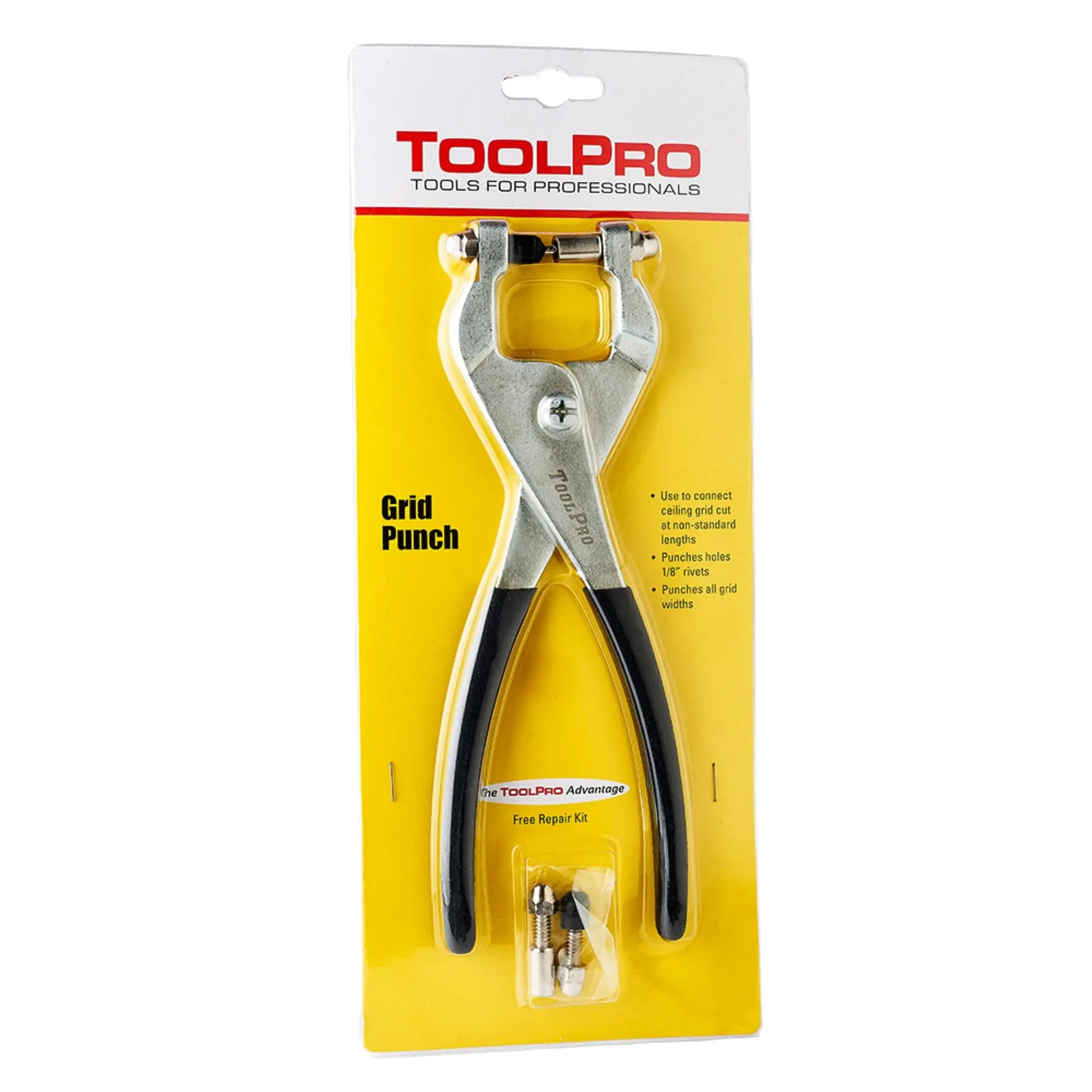 ToolPro Grid Punch for ToolPro 1/8 inch Aluminum Pull Rivets Works with ToolPro Model Numbers: TP05080, TP05085, TP05090, & TP05095