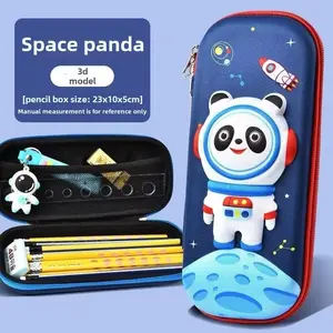 1PC Cute Cartoon 3D Pencil Case - Unique Design Office Stationery Organizer for Kids, Kindergarten Prize, Back to School Supplies, Adorable Pen Storage Bag, Fun Desk Supplies, Cute Desk Supplies
