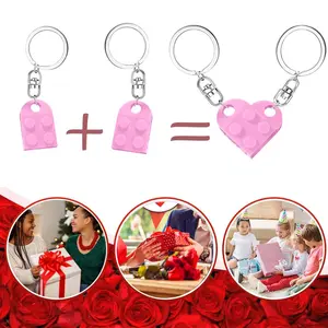 Minimalist Heart Keychain for Couples Simple Keychains for Boyfriend Girlfriend Husband Wife Express Love Commitment Keychain Fashionable Multi-Purpose