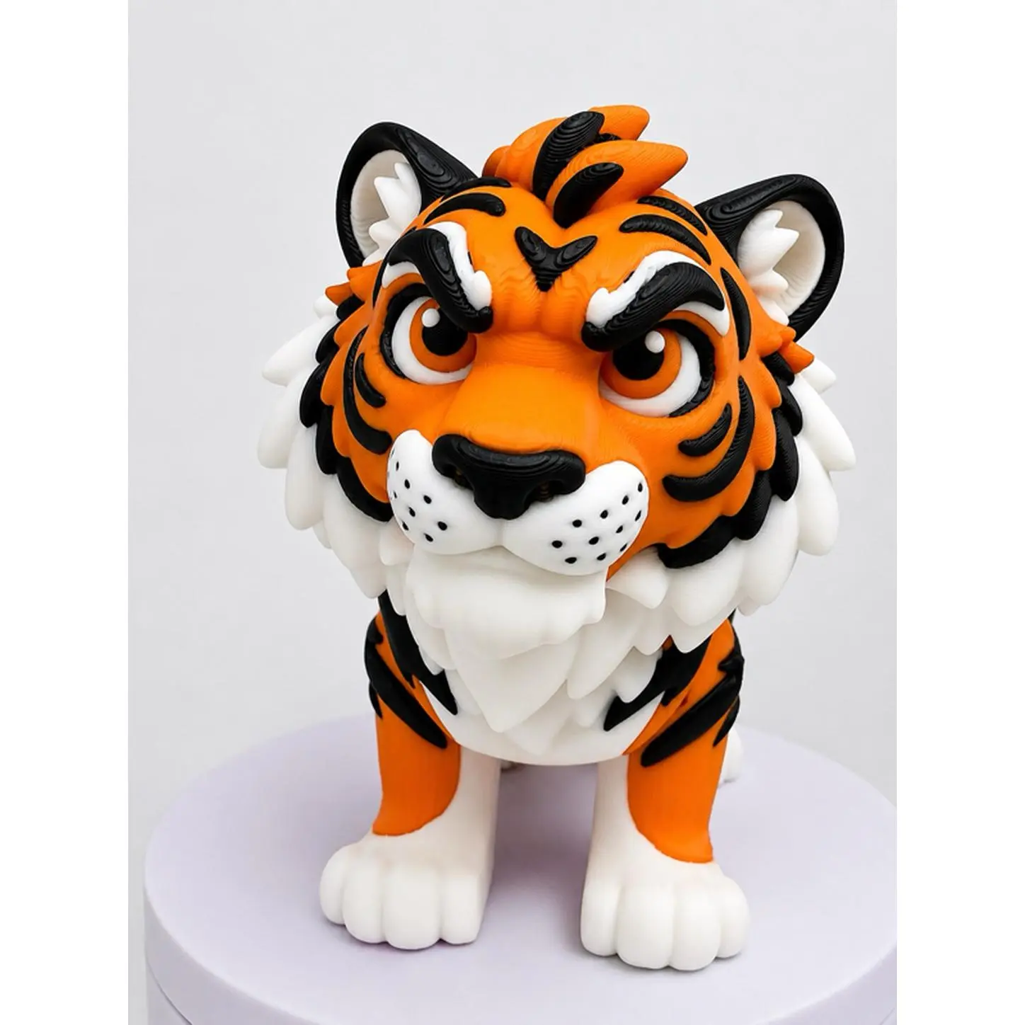 3D Printed Articulated Tiger | Orange Tiger or White Tiger