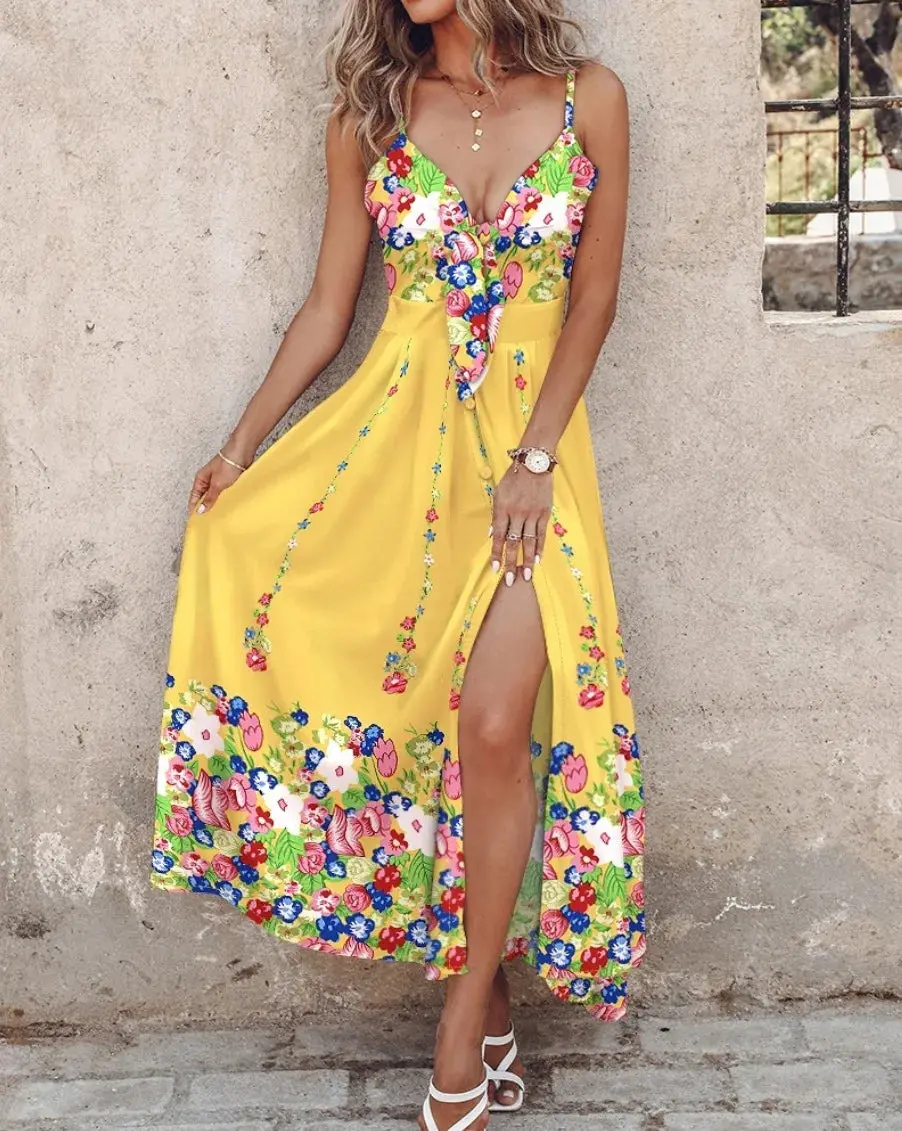 chinese dress ladies Oceana Cut Out Maxi Dress- Multi Ombre