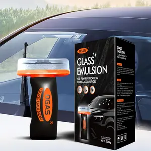 Oil Film Remover for Car Windshields and Windows, Automotive Glass Cleaner for Oil Residue & Road Grime, Improves Visibility & Safe Driving