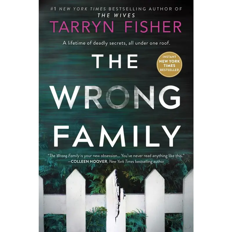 Used Literature Book - The Wrong Family (Like New, 0.76lb, English Soft Cover) - Literature Used Best Selling Novels, Instant Bestseller Captivating Reads, Fiction Thriller from Fan-Favorite Love Me With Lies Trilogy with Dark Family Secrets