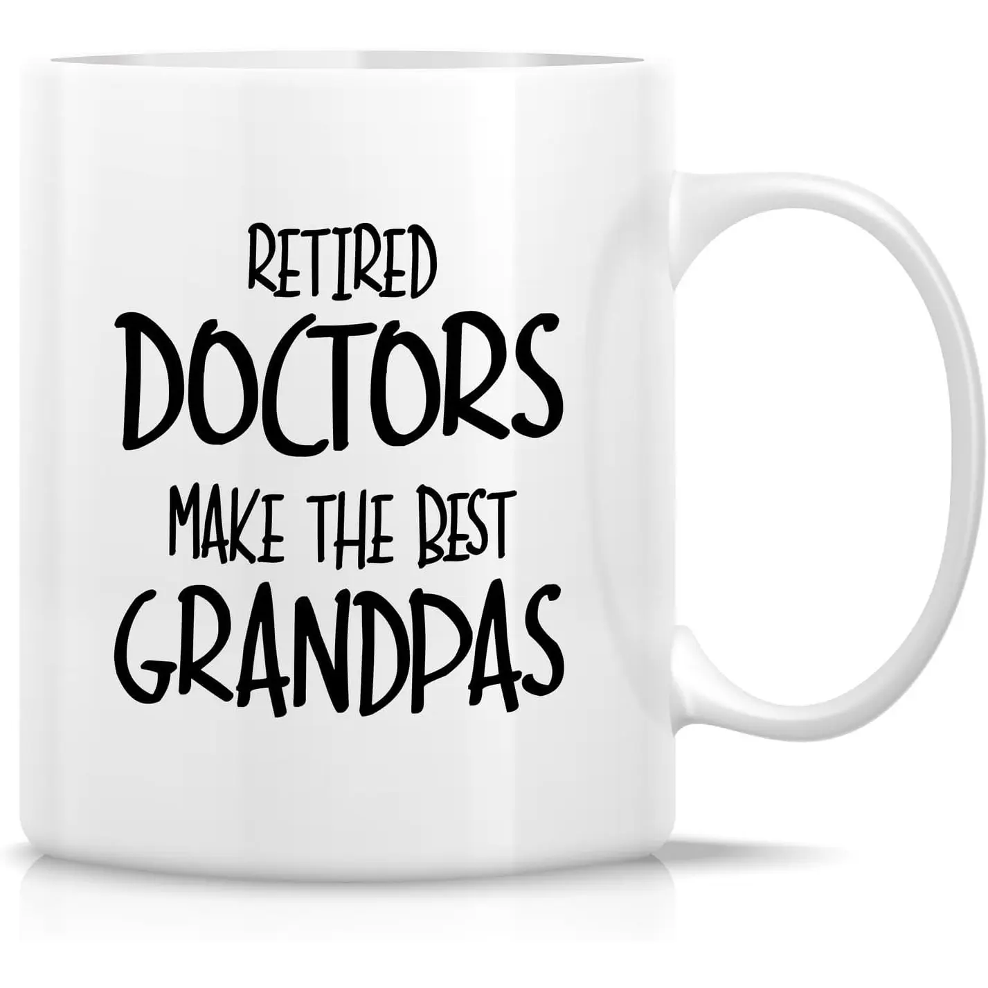 Funny Grandpa Mug Gift Retired Doctor Retirement 11 Oz Ceramic Coffee Mugs - Motivational, Inspirational birthday gifts for dad, papa, father, granddad, grandfather, friend, father's day gift