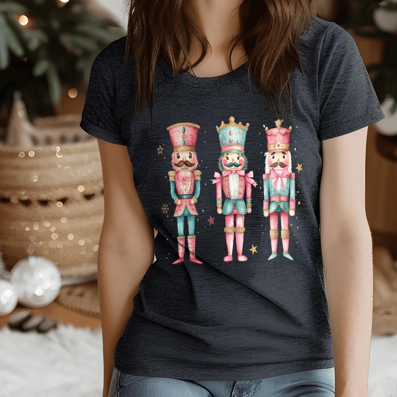 PINK NUTCRACKER CHRISTMAS UNISEX TSHIRT