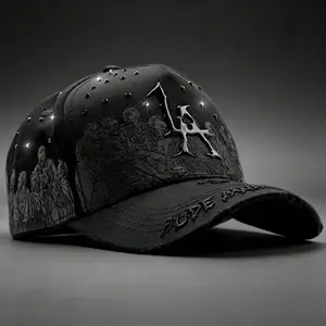Rude Awakenings "The Last Supper" Cap – Limited Edition Streetwear Snapback Black premium adjustable hat, unisex