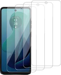 [4 Pack Glass Screen Protector Compatible for Motorola  G 5G (2024) / XT2417 [9H Hardness]-HD Screen Tempered Glass, Scratch Resistant,Easy Install [Case Friendly]